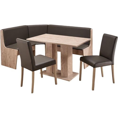 Eckbankgruppe Dania Essgruppe Eiche San Remo Sand/Anthrazit 12048