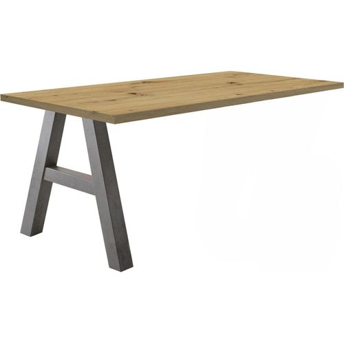 Computertisch Edin 8 160 x 70 x 75 Schreibtisch graphit/asteiche 13720