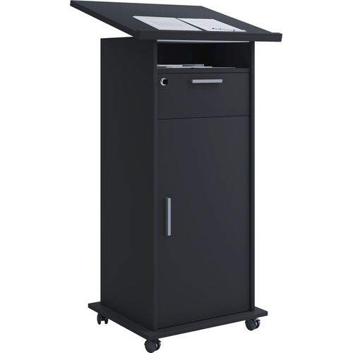 Stehpult Stehschreibtisch Schreibtisch Lesepult Schreibpult Stehtisch schwarz
