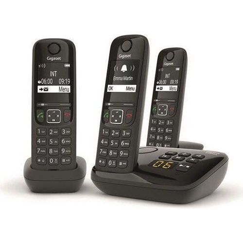 Gigaset As690 Trio Schnurloses Festnetztelefon One Size / EU Plug 220V One Size
