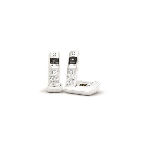 GIGASET Festnetztelefon AS690 A Duo White