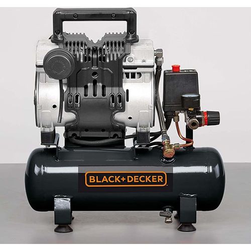 BLACK+DECKER Luftkompressor 6 L 230 V Geräuscharm