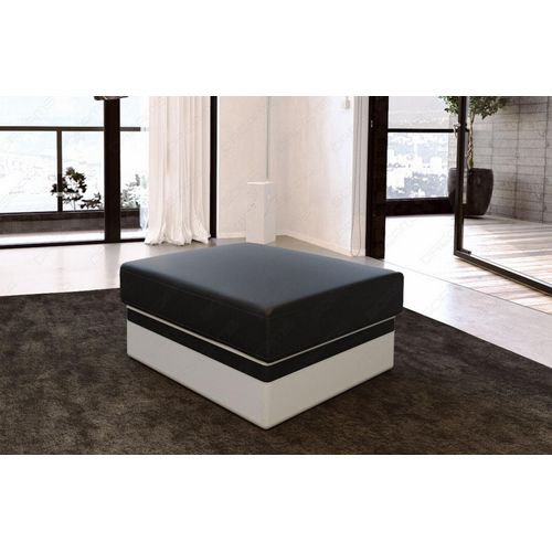 Leder Hocker Monza Premium Kunstleder