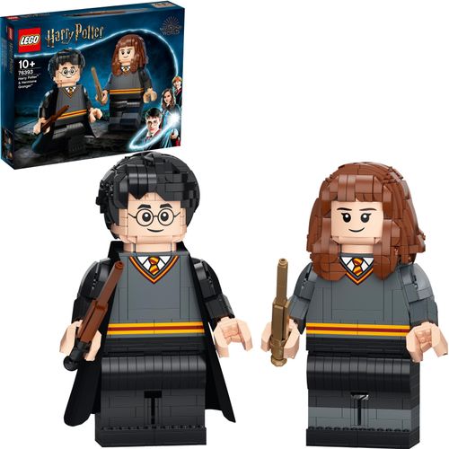LEGO 76393 Harry Potter Harry Potter & Hermine Granger Figuren, Zimmer-Deko und Fanartikel