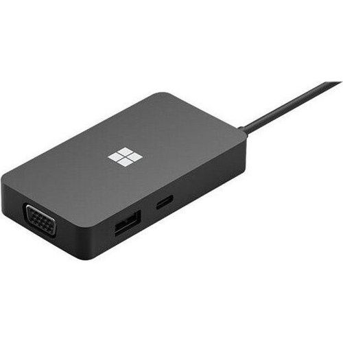 Microsoft Surface Usb-c Ttravel Hub Schwarz Schwarz One Size