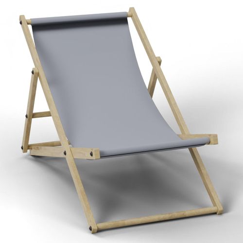Liegestuhl Hellgrau Liege Stuhl Strand Strandliege Sonnenliege Gartenliege Klappstuhl Lounge Chill 5 Stück