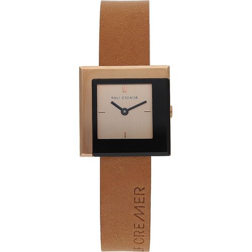 Rolf Cremer Uhr Little Chess 506202 Lederband, Edelstahl, braun, rosé