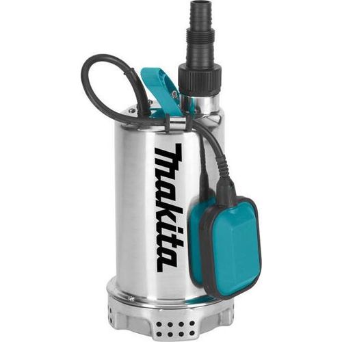 Makita Reinwasserpumpe mit Schwimmer 1100W 250 L/Min Inox Pf1100