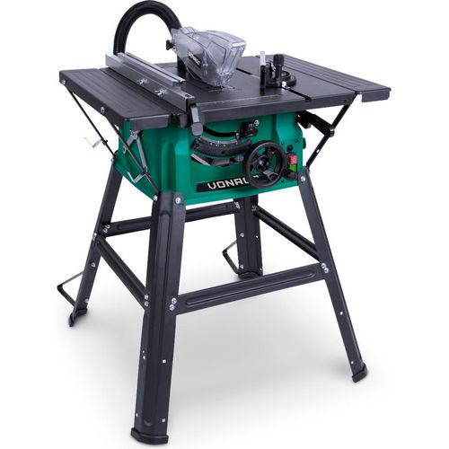 Vonroc Tischkreissäge mit Untergestell - 1800W, Sägeblatt 210mm