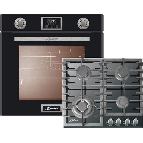 Kaiser Küchengeräte Gasherd-Set EG 6374 SP+KCG 6383