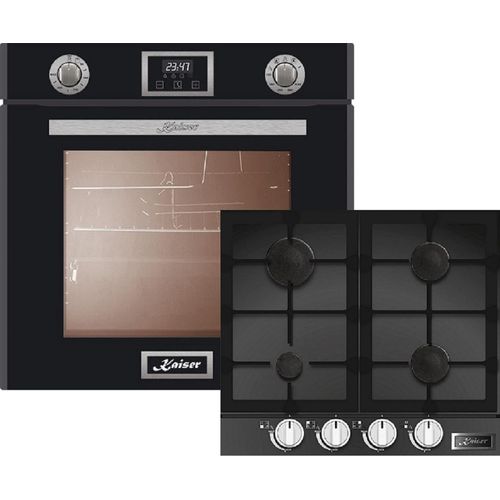Kaiser Küchengeräte Gasherd-Set EG 6374 SP + KCG 6387