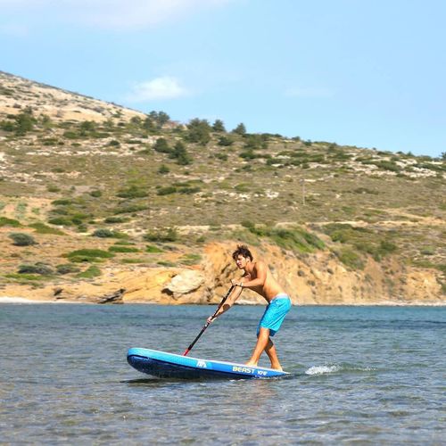 Möbel- Aqua Marina SUP-Board Stand Up Paddle Board SUP Surfboard Surfbrett Wassersport Beast Blau 320×81×15 cm1196