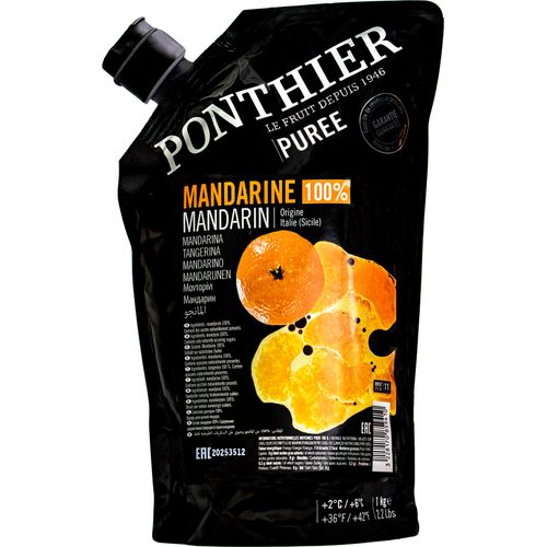Food-United MANDARINEN PÜREE Zitrus-Frucht-Püree von Ponthier 24x 1KG