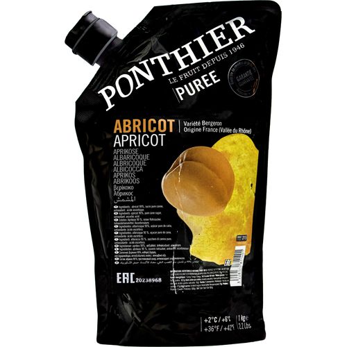 Food-United APRIKOSEN PÜREE Marillen-Frucht-Mark-Püree von Ponthier 24x 1KG