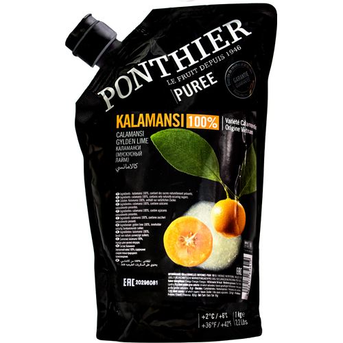 Food-United KALAMANSI PÜREE Zitrus-Frucht-Püree von Ponthier 6x 1KG