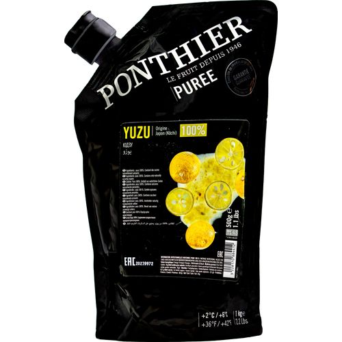 Food-United YUZU PÜREE Japanische-Zitrus-Frucht-Püree von Ponthier 6x 1KG