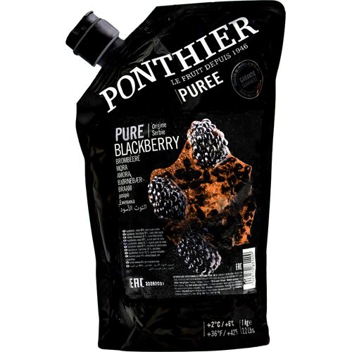 Food-United BROMBEEREN PÜREE Frucht-Mark-Püree von Ponthier 24x 1 KG