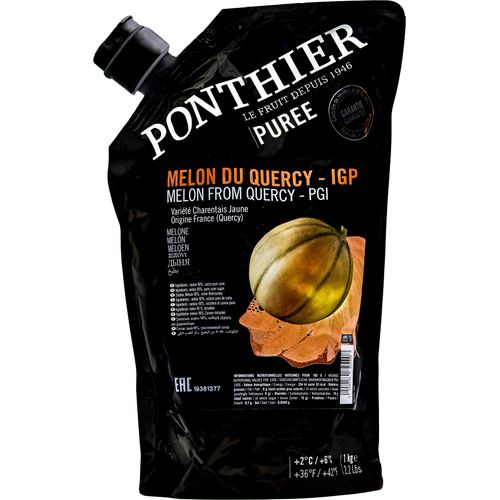 Food-United MELONEN PÜREE Melon-du-Quercy-Frucht-Püree von Ponthier 12x 1KG