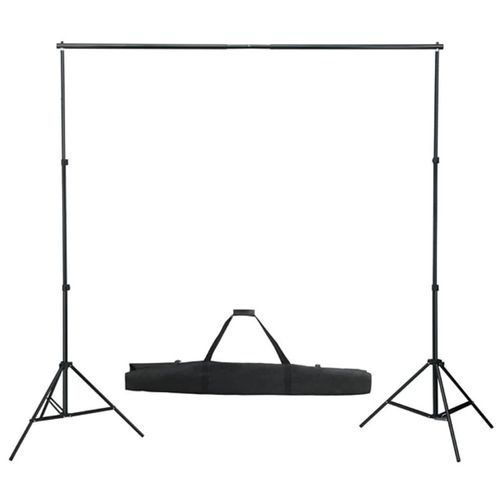Prolenta Premium - Fotostudio-Set mit Leuchten, Hintergrund und Reflektor