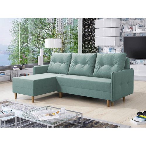 MIRJAN24 Ecksofa Fern, Eckouch mit Bettkasten und Schlaffunktion, Couchgarnitur, Wohnzimmer, Polsterecke vom Hersteller (Lux 29)
