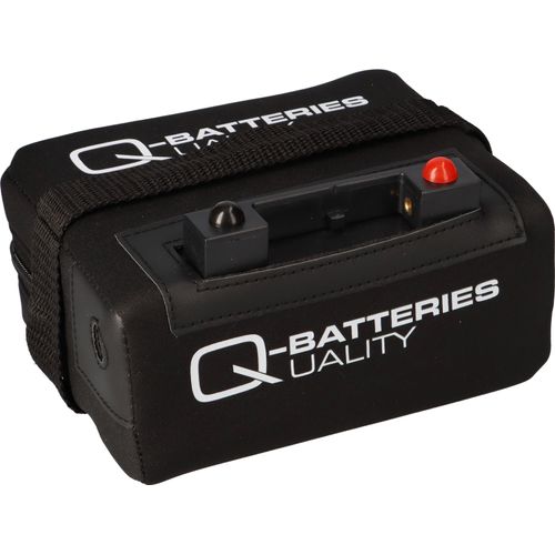 Q-Batteries 12Lith-18 Lithium Akku Pack Golf 12,8V 18Ah 230,4Wh inkl. Ladegerät + Tasche