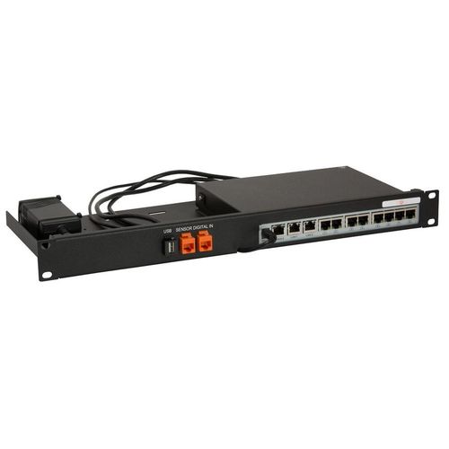 Rackmount.IT RM-VT-T1 - Netzwerk-Einrichtung - Rack montierbar - Jet Black, RAL 9005 - 1U - 48.3 cm (19