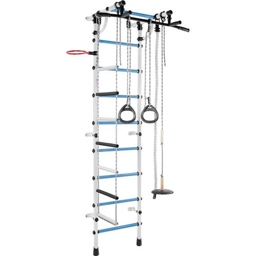 Klettergerüste, Sprossenwand aus metall für kinder Gamma Plus himmelblau