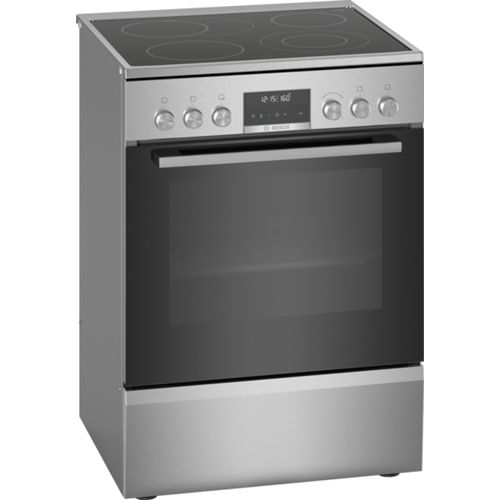 Bosch Elektroherd freistehend Edelstahl Serie6 Versenkknebel AutoPilot HKS79U250