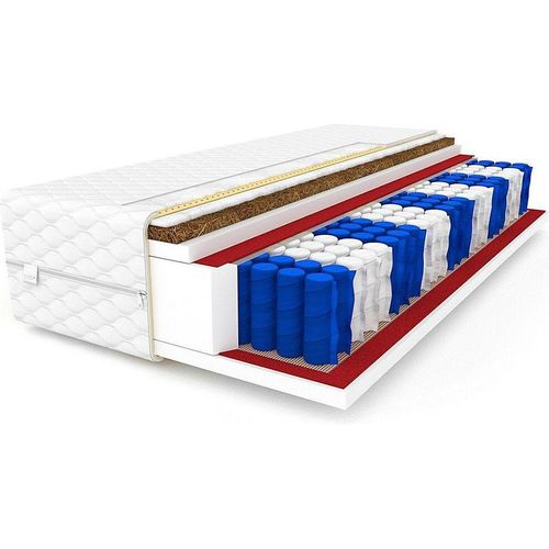 MATRATZE 100X200 METIS H3 KOKOS PREMIUM FEDERKERN KOMFORT 24cm 9 zonen