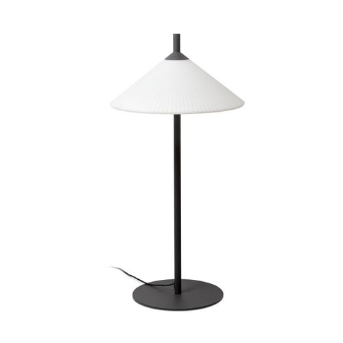 Stehleuchte SAIGON OUT E27 15W IP44 Aluminium dunkelgrau, PEMD Weiß L:66cm H:115cm