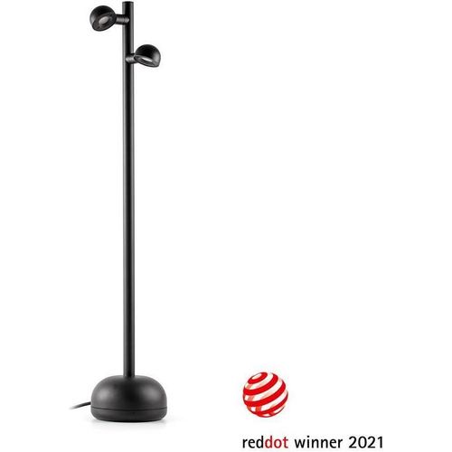 Wegeleuchte BROT 900 LED 2x6W 2700K IP65 Aluminium schwarz L:16cm H:90cm