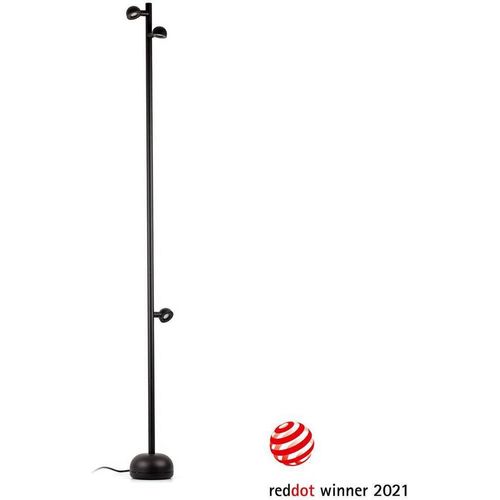 Wegeleuchte BROT 1800 LED 3x6W 2700K IP65 Aluminium schwarz L:16cm H:180cm