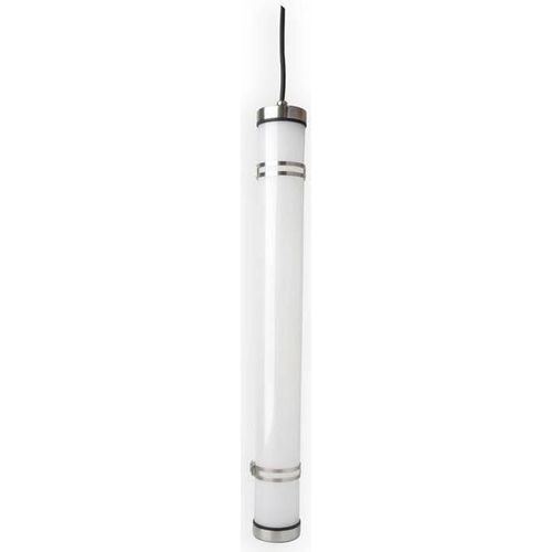 Wandleuchte SCUBA 600 LED 20W 3000K IP66 Edelstahl Chrom L:60cm H:8.2cm Ø7.4cm