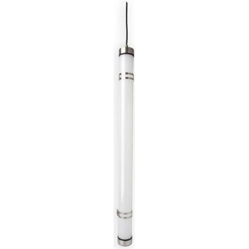 Wandleuchte SCUBA 1200 LED 36W 3000K IP66 Edelstahl Chrom L:120cm H:8.2cm Ø7.4cm