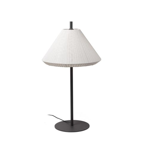 Stehleuchte geleuchte SAIGON OUT E27 15W IP44 Aluminium dunkelgrau, Textilene Creme L:66.3cm H:120cm