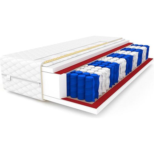 MATRATZE 140x200cm METIS H3 Taschenfederkern MEMO 17cm 9 zonen premium max