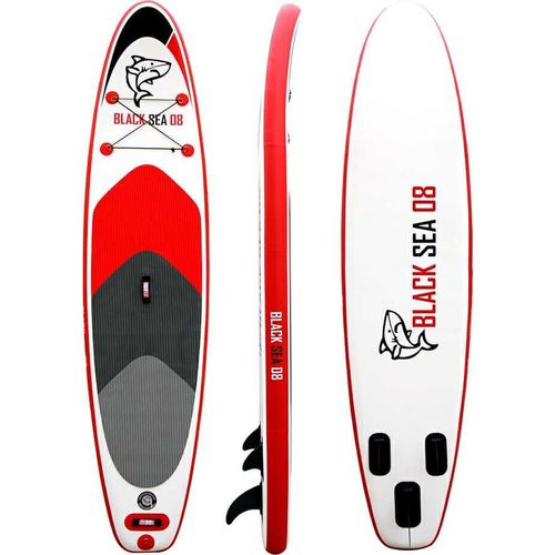 Black Sea 08 Carbon Paddel SUP Set | Aufblasbares Stand Up Paddle Board | Paddel |