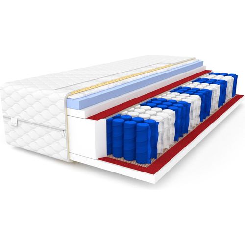 MATRATZE 100x200cm METIS H3 Taschenfederkern MEMO 24cm 9 zonen elastischer Schau