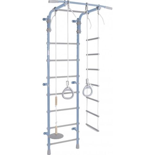 Sprossenwand Pastell 2 blau | Turnwand Holz Pastell 2 blau | Wand-Klettergerüst Pastell 2 blau