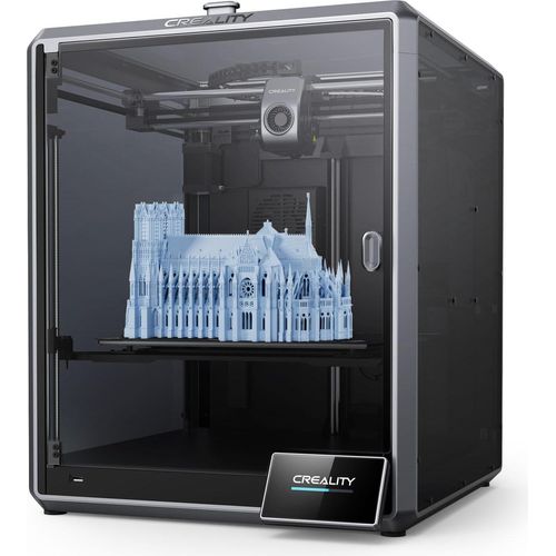 Creality K1 Max 3D Drucker, 600 mm/s Druckgeschwindigkeit, 3D Printer mit AI LiDAR AI Kamera, Duale, freihändige automatische Nivellierung, Duale Kühlung, 300 x 300 x 300 Großes Druckgröße