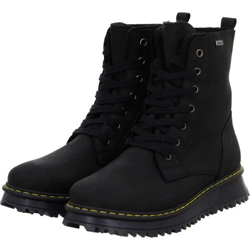 Däumling 530071M-70 Mädchenboots, Leder, Schwarz, Warmfutter, wasserdicht - Kinderschuhe Gefütterte Kinderstiefel Gr. 18 - 42, Schwarz, leder 