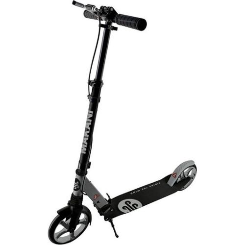 Makani Scooter Vale, PolyurethanRäder mit Federung, klappbar, Handbremse, Seitenständer grau