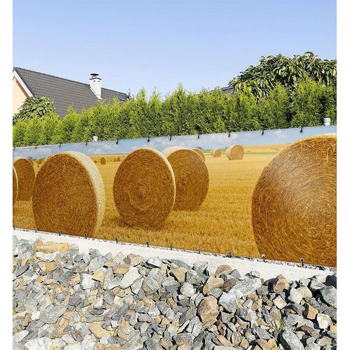 Balkonbanner Heuballen Balkon Sichtschutz Garten