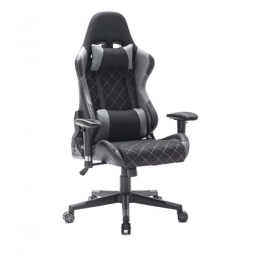 Game chair Classic - Bürostuhl - Stoffpolsterung - schwarz grau