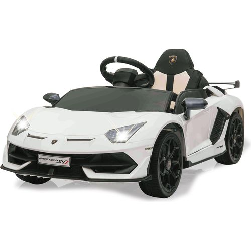 Ride-on Lamborghini Aventador SVJ weiß 12V 2,4GHz