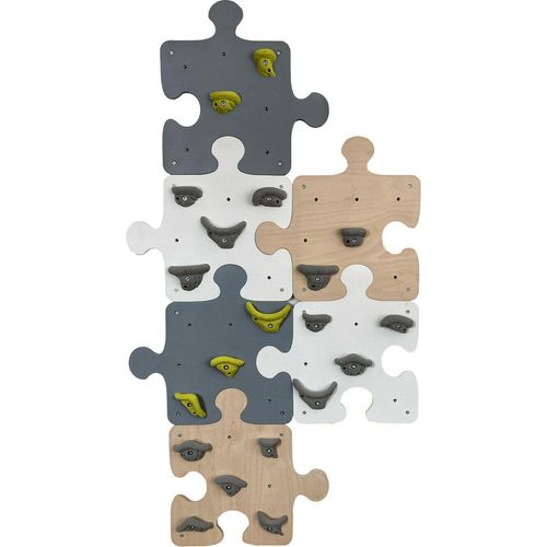 Kletterwand Indoor für Kinder mit Griffe Puzzle | Klettergerüst Kinderzimmer