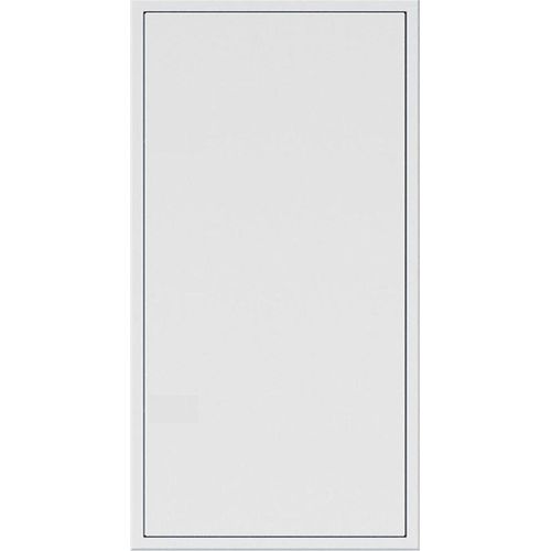 Revisionstür/Revisionsklappe Stahlblech weiß mit Federschnapper 60 x 100 cm