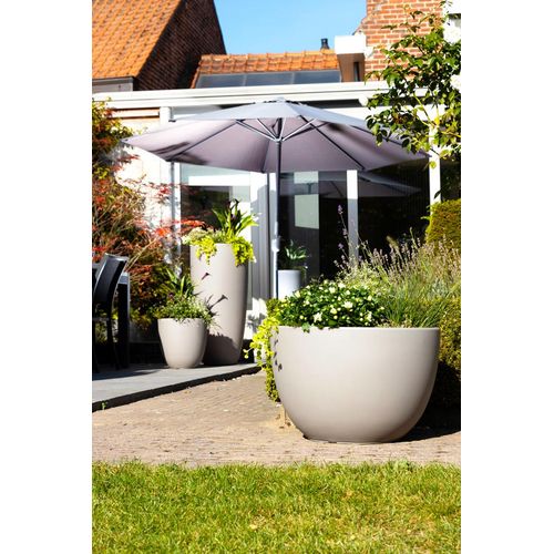 Beleuchteter Pflanztopf Shining Curvy Pot XM (Grey)