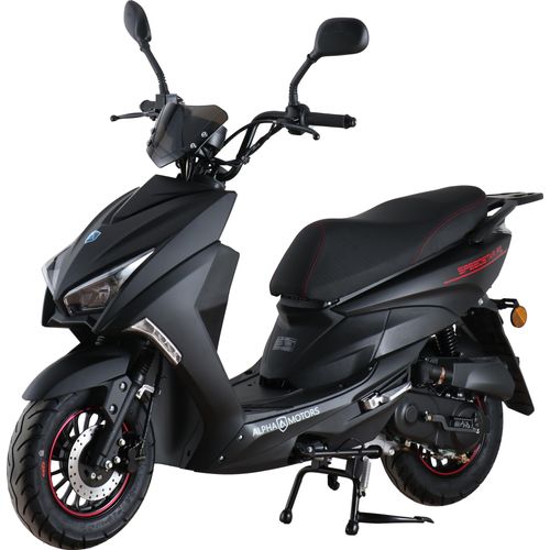 Motorroller »Speedstar FI« 50 ccm 45 km/h EURO 5 mattschwarz