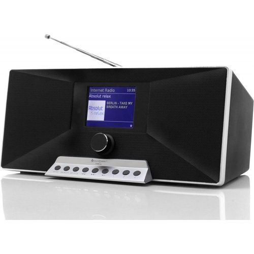soundmaster IR3500SW Internetradio schwarz, silber